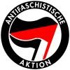 Antifaschistische Aktion - schwarz-rot/schwarz
