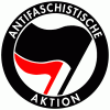 Antifaschistische Aktion - schwarz / rot