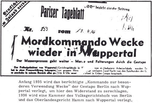 Gestapo Wuppertal 1935