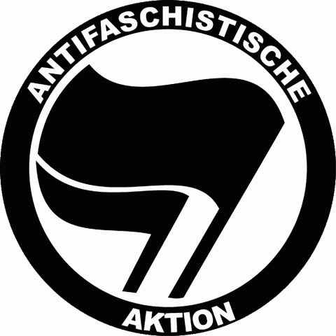 Antifaschistische Aktion - schwarz
