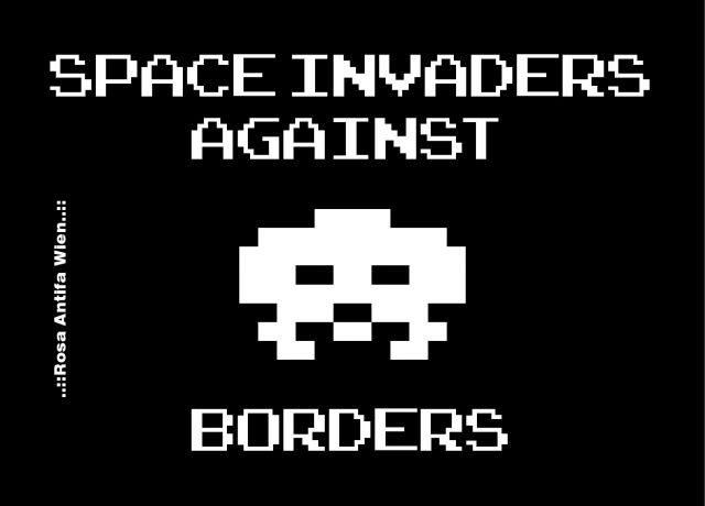 Space invaders against borders