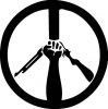 Peace - ein antimilitaristisches Friedenszeichen