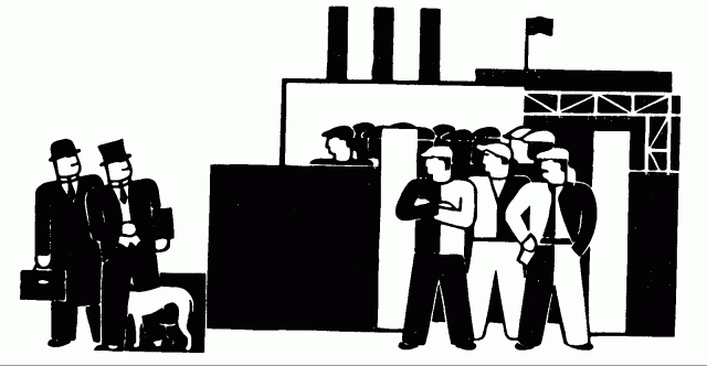 Gerd Arntz - Gruppe progressiver Künstler. Bild Zusammenhalt