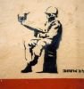 Graffiti Soldat von banksy 