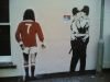 Graffiti Kissing Cops von banksy 