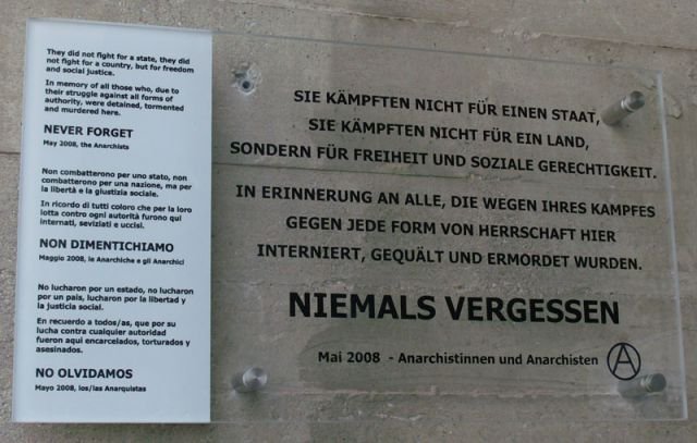 Gedenktafel im Memorial des KZ Gusen