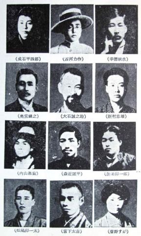 Hingerichtete japanische AnarchistInnen
