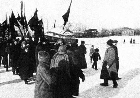 Begräbnis von Peter Kropotkin
