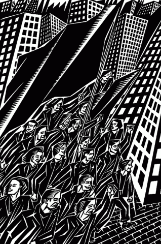 Grafiken des anarchistischen Künstlers Clifford Harper - AnarchistInnen