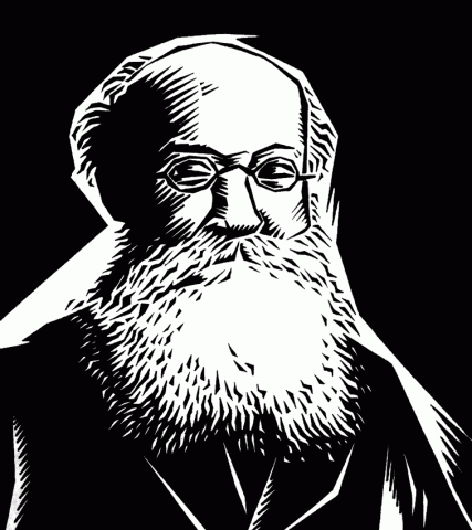 Grafiken des anarchistischen Künstlers Clifford Harper - Peter Kropotkin