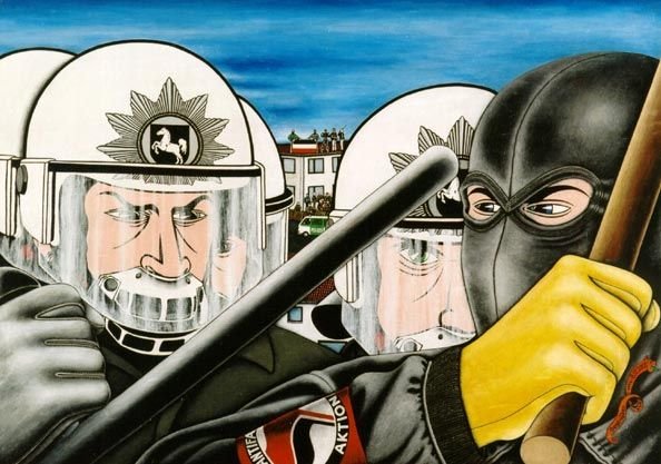 Kunst und Kampf - Plakat Cops
