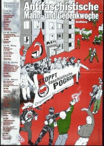 Kunst und Kampf - Plakat Mahn- und Gedenkwoche