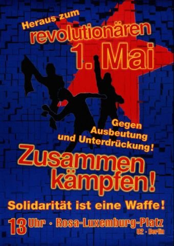 Plakate Sozialer Bewegungen - Revolutionärer 1. Mai