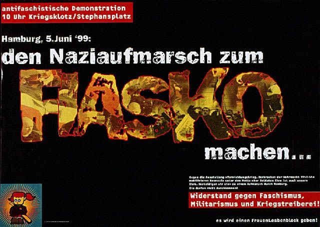 Plakate Sozialer Bewegungen - Den Naziaufmarsch zum Fiasko machen