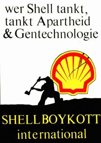 Plakate Sozialer Bewegungen - Shell to hell 2