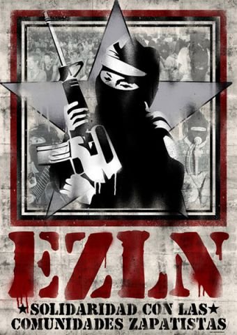 Plakate Sozialer Bewegungen - EZLN