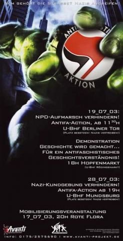Plakate Sozialer Bewegungen - Hulk