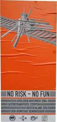 Plakate Sozialer Bewegungen - No risk, no fun