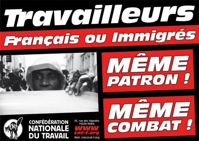 Anarchosyndikalistische Plakate - meme patron, meme combat 2. CNT