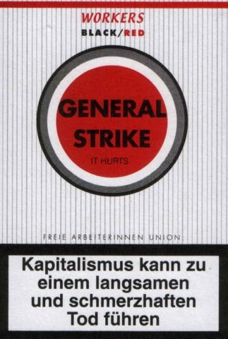 Plakate der FAU - General strike