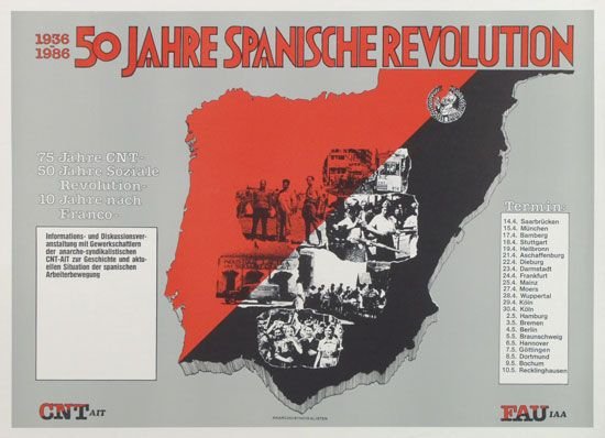 Plakate der FAU - Spanische Revolution