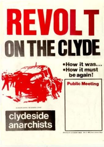 Anarchistische Plakate - Revolt on the clyde
