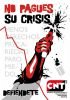 Anarchosyndikalistische Plakate - No pagues su crisis. CNT