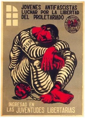 Plakat aus dem Spanischen Bürgerkrieg CNT-FAI 78