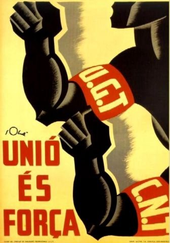Plakat aus dem Spanischen Bürgerkrieg CNT-FAI 101