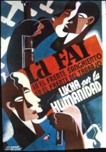 Plakat aus dem Spanischen Bürgerkrieg CNT-FAI 113