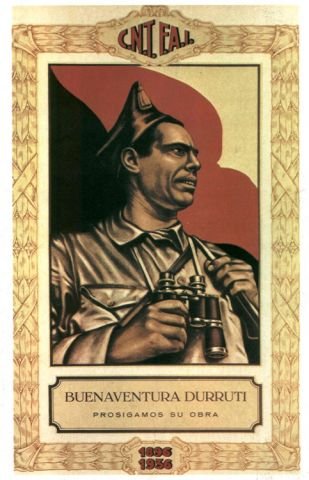 Plakat aus dem Spanischen Bürgerkrieg CNT-FAI 53