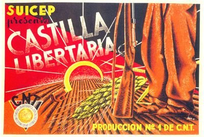 Plakat aus dem Spanischen Bürgerkrieg CNT-FAI 64