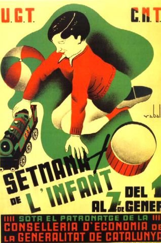 Plakat aus dem Spanischen Bürgerkrieg CNT-FAI 72