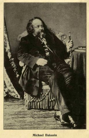 Postkarte Michael Bakunin 1