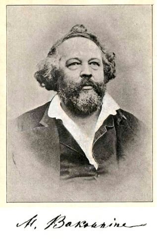 Postkarte Michael Bakunin 2