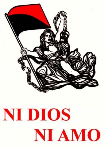Ni Dios, Ni Amo - Postkarte