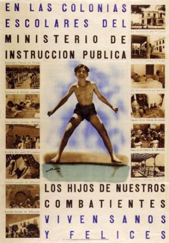 Erziehung - Plakat spanischer B端rgerkrieg