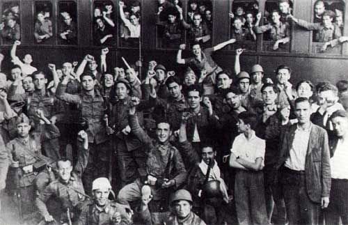 Spanischer Bürgerkrieg und anarchistische Revolution 1936-39 - Bild Milizionäre