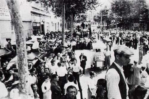 Spanischer Bürgerkrieg und anarchistische Revolution 1936-39 - Bild Treffen CNT-FAI