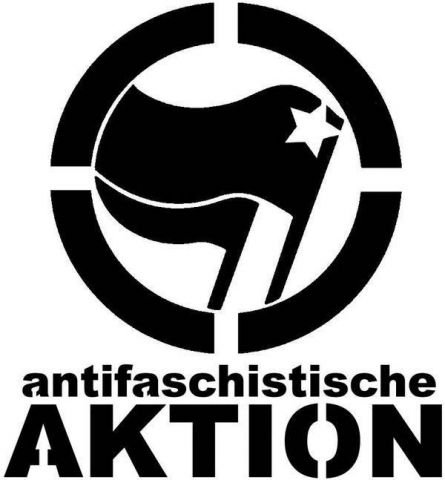 Stencil Antifaschistische Aktion 1