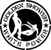 Stencil Golden shower white power