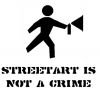 Stencil Streetart is not a crime