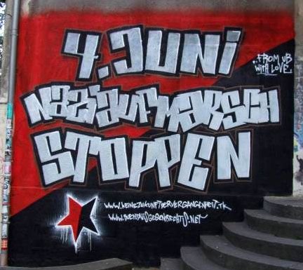 Streetart - Antifa-Graffiti