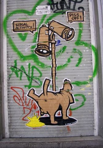 Streetart - Piss off (Berlin)