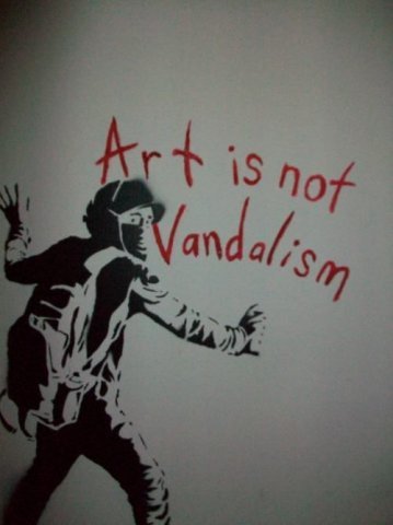 Streetart - Art is no vandalism