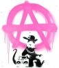 Graffiti Anarcho-Ratte von banksy 