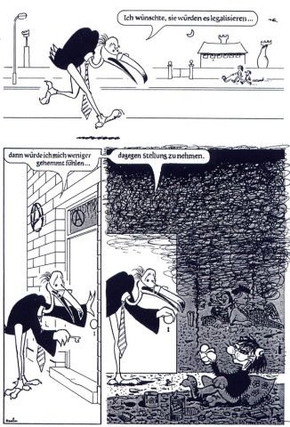 Anarchistische Wildcat Comics by Donald Rooum - KifferInnen