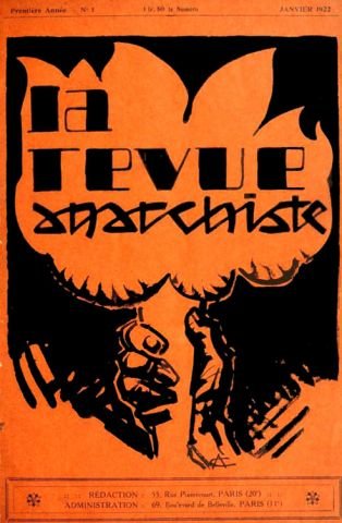 La revue anarchiste (1922)